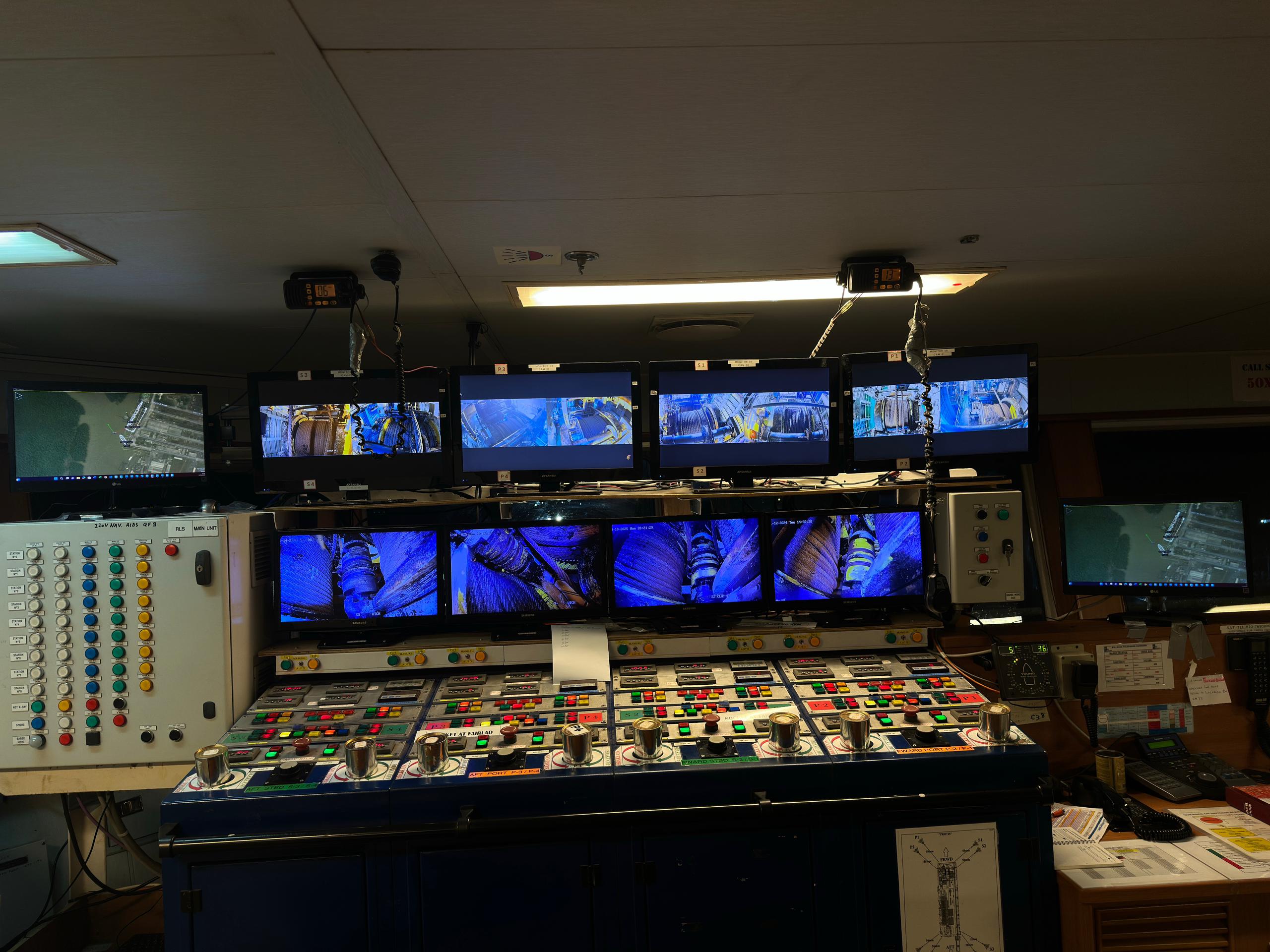 Navigation equipment setup